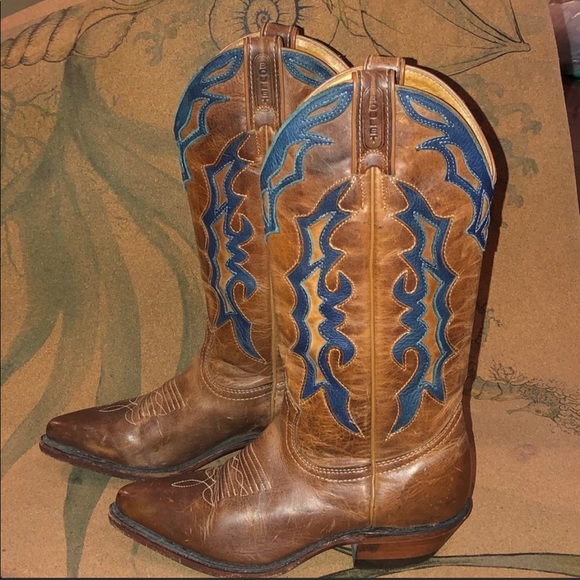 Leather Boulet Cowboy Boots size 5 for the cowgirl - Picture 8 of 8